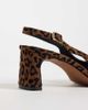 ASOS DESIGN ASOS DESIGN Simba toe cap detail slingback mid-height heeled shoes in leopard-Multi - 4