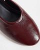 ASOS DESIGN ASOS DESIGN Sindy minimalist block heeled slingback pumps in burgundy-Red - 3