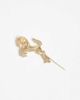 ASOS DESIGN ASOS DESIGN single brooch with horse design in brushed gold tone - 2