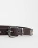 ASOS DESIGN ASOS DESIGN skinny belt with discs in brown - 2