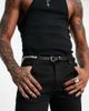 ASOS DESIGN ASOS DESIGN skinny belt with studding in black - 1