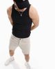 ASOS DESIGN ASOS DESIGN skinny chino shorts in mid length with frayed hem in beige-Neutral - 4