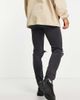 ASOS DESIGN ASOS DESIGN skinny jeans in washed black with knee rips - 2