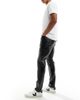 ASOS DESIGN ASOS DESIGN skinny pants in black faux leather - 3