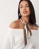 ASOS DESIGN ASOS DESIGN skinny scarf in striped print-Multi - 1