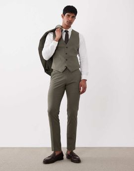 ASOS DESIGN ASOS DESIGN skinny suit pants in mid green