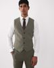 ASOS DESIGN ASOS DESIGN skinny suit vest in mid green - 1