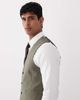 ASOS DESIGN ASOS DESIGN skinny suit vest in mid green - 4