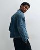 ASOS DESIGN ASOS DESIGN skinny trucker denim jacket in dark wash blue - 4