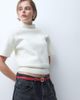 ASOS DESIGN ASOS DESIGN skinny waist and hip square buckle belt in red - 1
