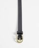 ASOS DESIGN ASOS DESIGN skinny waist and hop half moon belt in black - 4