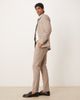 ASOS DESIGN ASOS DESIGN skinny wool rich suit pants in beige-Neutral - 3