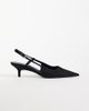 ASOS DESIGN ASOS DESIGN Skippy kitten heel shoes in black suedette - 1