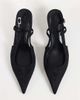 ASOS DESIGN ASOS DESIGN Skippy kitten heel shoes in black suedette - 4