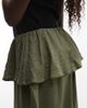 ASOS DESIGN ASOS DESIGN skirt detail balloon pants in khaki-Green - 4