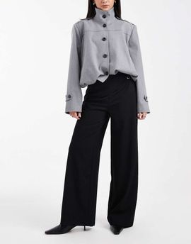 ASOS DESIGN ASOS DESIGN skirt pants with belt detail in black