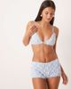 ASOS DESIGN ASOS DESIGN Skylar textured shorts in baby blue - 1