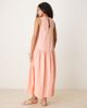 ASOS DESIGN ASOS DESIGN slash neck smock midi dress with dropped waist in blushed apricot-Multi - 3