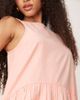 ASOS DESIGN ASOS DESIGN slash neck smock midi dress with dropped waist in blushed apricot-Multi - 4