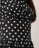 ASOS DESIGN ASOS DESIGN sleeveless cinched waist maxi dress in black and white polka dots-Multi - 3