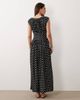 ASOS DESIGN ASOS DESIGN sleeveless cinched waist maxi dress in black and white polka dots-Multi - 4
