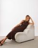 ASOS DESIGN ASOS DESIGN sleeveless midaxi dress with knot detail in chocolate-Yellow - 3