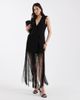ASOS DESIGN ASOS DESIGN sleeveless tailored tassel detailing blazer dress in black - 1