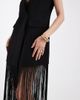 ASOS DESIGN ASOS DESIGN sleeveless tailored tassel detailing blazer dress in black - 2
