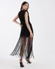 ASOS DESIGN ASOS DESIGN sleeveless tailored tassel detailing blazer dress in black - 3