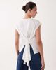 ASOS DESIGN ASOS DESIGN sleeveless top with gathered back detail in white - 1