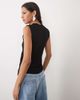 ASOS DESIGN ASOS DESIGN sleeveless with drape tank top in black-Blue - 4