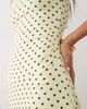ASOS DESIGN ASOS DESIGN sleeveless with peplum skirt mini dress in yellow polka dot print-Multi - 3