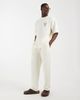 ASOS DESIGN ASOS DESIGN slim balloon fit linen look sweatpants in ecru - part of a set-White - 1