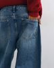 ASOS DESIGN ASOS DESIGN slim barrel jeans in mid wash blue - 4