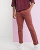 ASOS DESIGN ASOS DESIGN slim chinos in washed red - 3