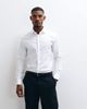 ASOS DESIGN ASOS DESIGN slim fit easy iron twill dress shirt with double cuffs in white - 1