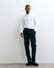ASOS DESIGN ASOS DESIGN slim fit easy iron twill dress shirt with double cuffs in white - 2