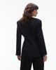 ASOS DESIGN ASOS DESIGN slim fit high neck blazer in navy - 2