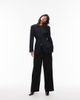 ASOS DESIGN ASOS DESIGN slim fit high neck blazer in navy - 4
