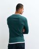 ASOS DESIGN ASOS DESIGN slim fit long sleeve T-shirt in dark green - 3