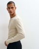 ASOS DESIGN ASOS DESIGN slim fit ribbed long sleeve button through top in beige-NEUTRAL - 4