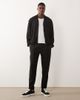 ASOS DESIGN ASOS DESIGN slim fit ribbed sweatpants in black - part of a set - 1