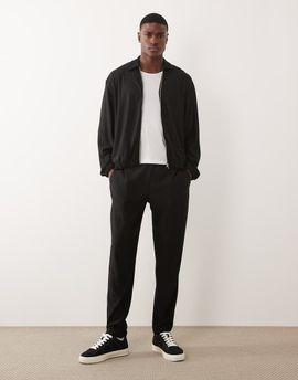 ASOS DESIGN ASOS DESIGN slim fit ribbed sweatpants in black - part of a set