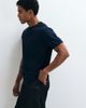 ASOS DESIGN ASOS DESIGN slim fit t-shirt in navy smart waffle - 3