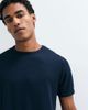 ASOS DESIGN ASOS DESIGN slim fit t-shirt in navy smart waffle - 4