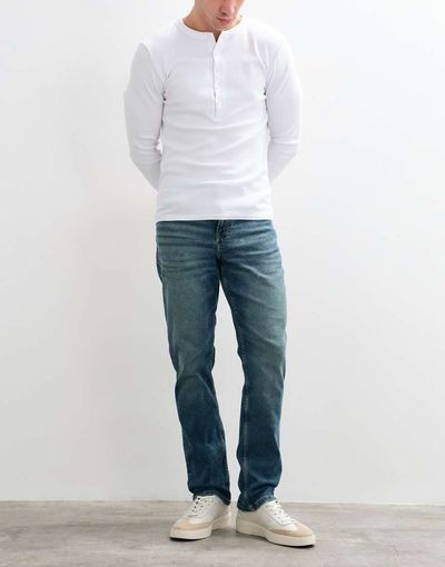 ASOS DESIGN ASOS DESIGN slim jeans in dark washed blue with tint