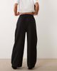 ASOS DESIGN ASOS DESIGN slim jogger with pleats set in black-Green - 4