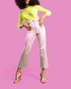 ASOS DESIGN ASOS DESIGN slim leg disco pant in pink - 4