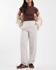 ASOS DESIGN ASOS DESIGN slim leg pants in cord in cream-White - 1