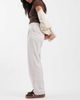 ASOS DESIGN ASOS DESIGN slim leg pants in cord in cream-White - 2